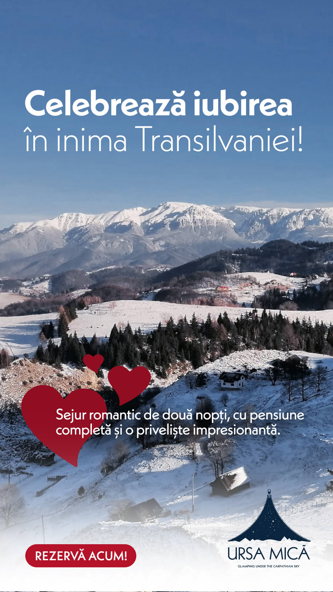 Romantic 2 nights Exclusive Package for two in Transylvania