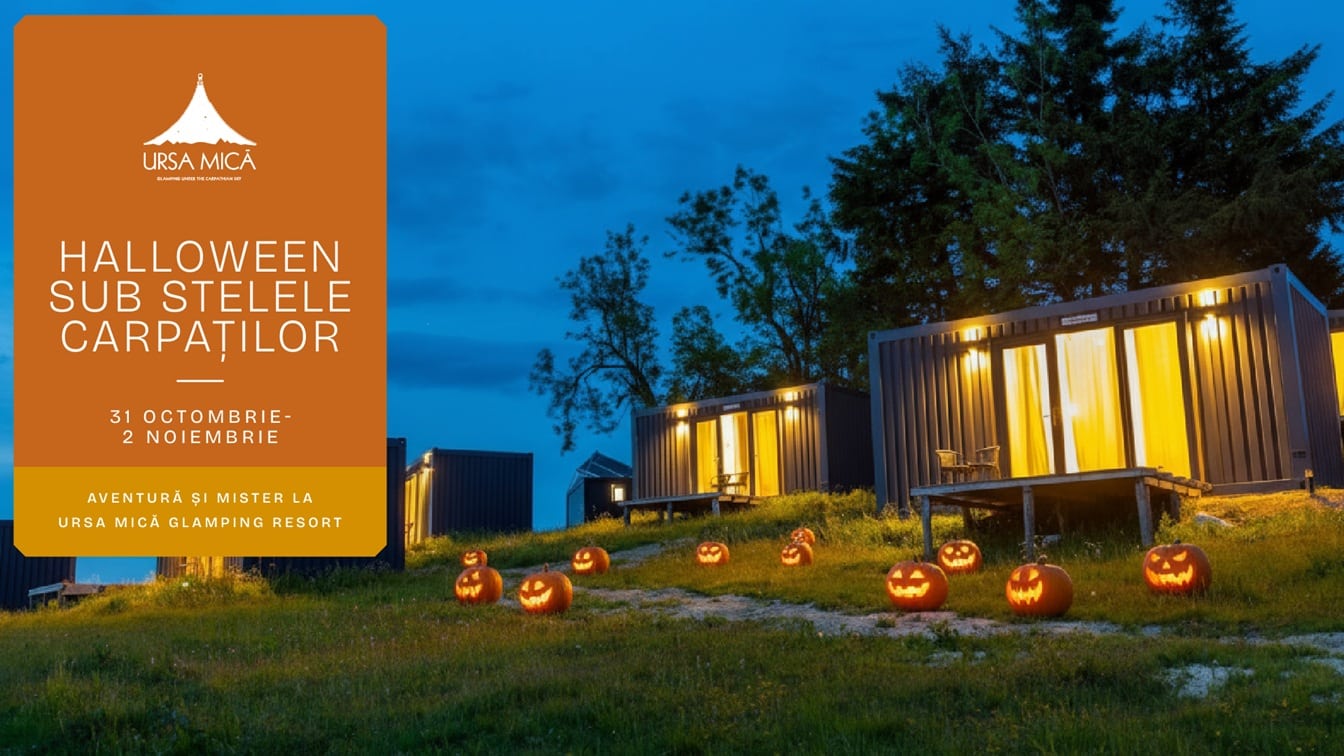 Halloween sub Stelele Carpaților: Aventură și Mister la Ursa Mică Glamping Resort