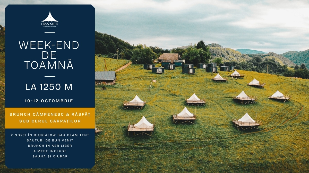 Week-end de Toamnă la 1250 m | Brunch Câmpenesc & Răsfăț sub Cerul Carpaților