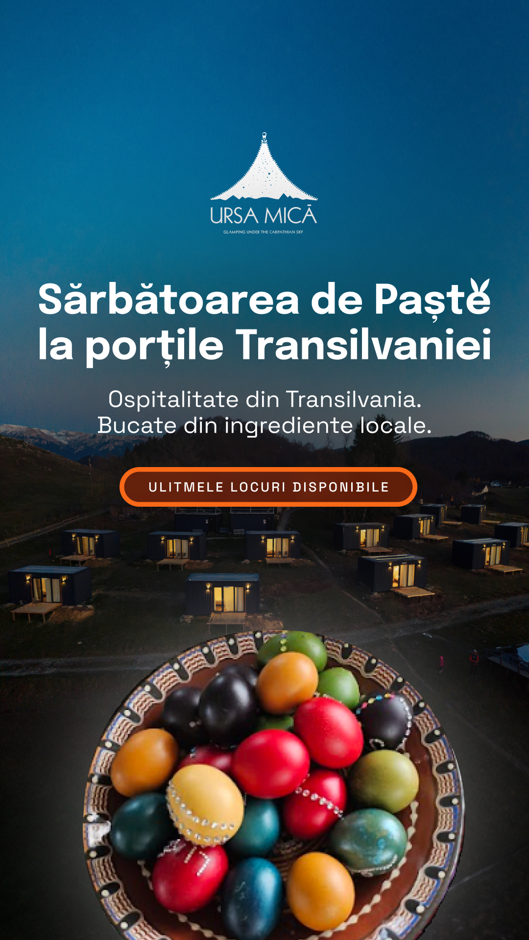 Sejur de Paște la portile Transilvaniei, la Ursa Mică (10–13 aprilie)